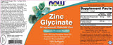 Glycinate de zinc 30 mg./120 softgels