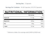 Zinc et magnésium - 270 capsules