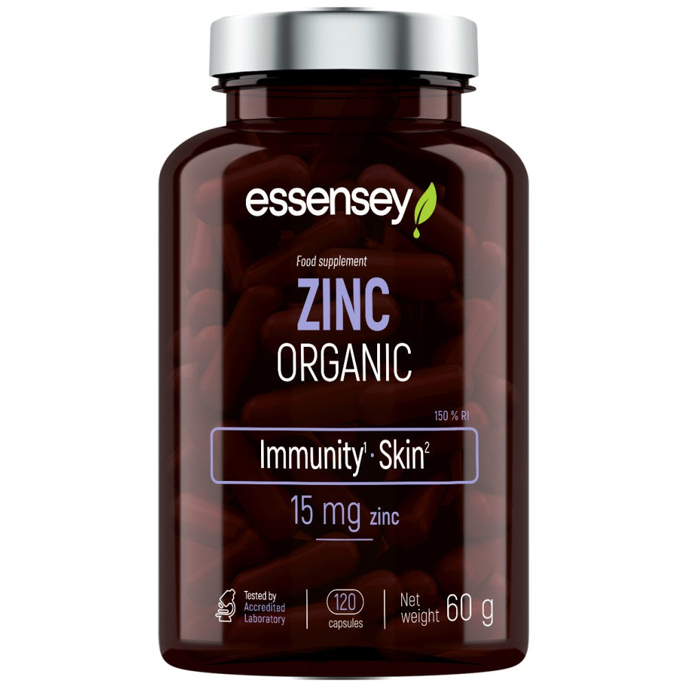 Zinc organique 15 mg - 90 capsules