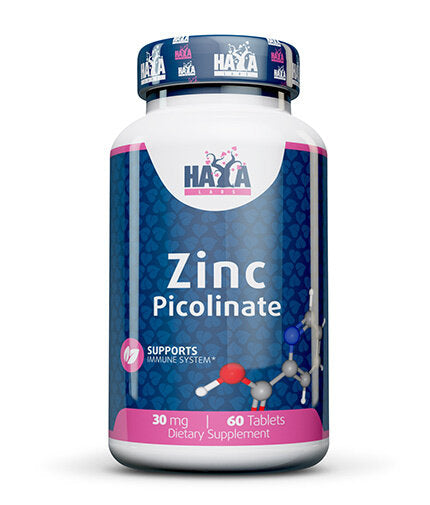 Picolinate de zinc 30 mg./60 onglets.