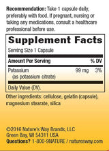 Complexe de potassium 99 mg - 100 capsules