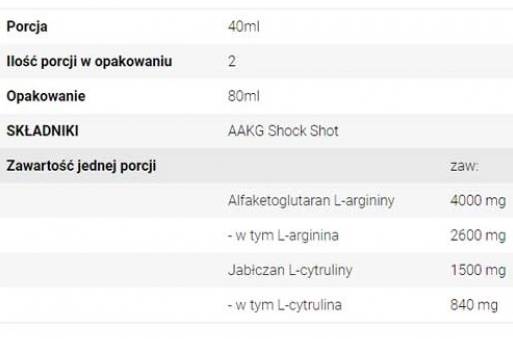 Shock Aakg - 80 ml