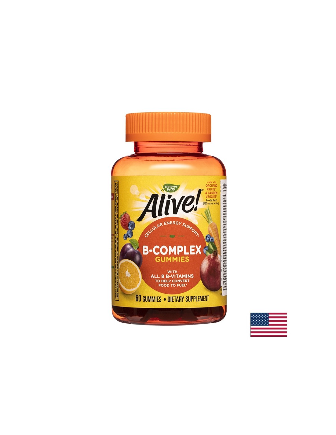 <tc>Alive</tc>! Gommes au complexe B - 60 gommes
