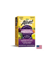 <tc>Alive</tc>! Multivitamines prénatales complètes | Formule premium - 60 capsules