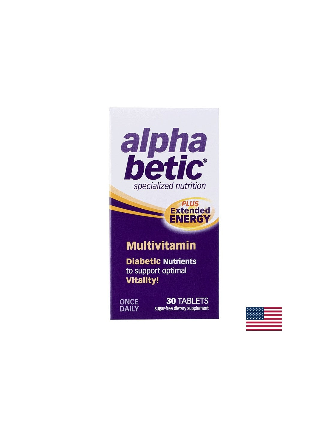 Multivitamines énergisantes pour les diabétiques - Alpha Betic®, 30 comprimés