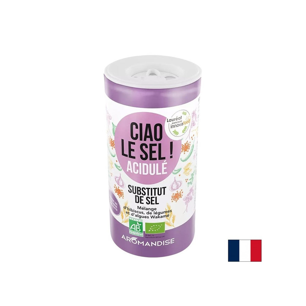 Substitut alternatif au sel ordinaire (par un goût légèrement aigre), 70 g