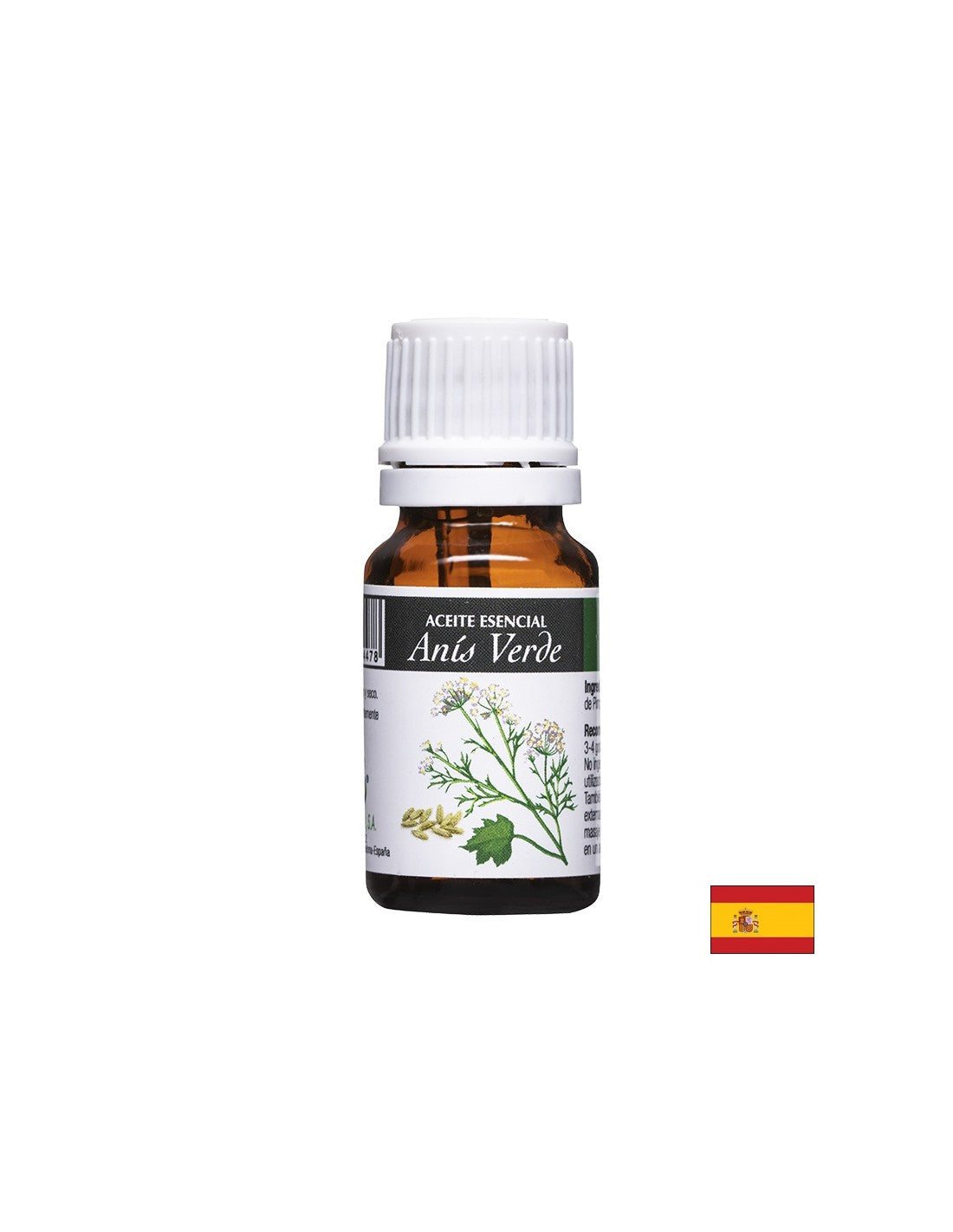 Anise Huile essentielle - Système respiratoire et nerveux - aceite esencial anis verde, 10 ml