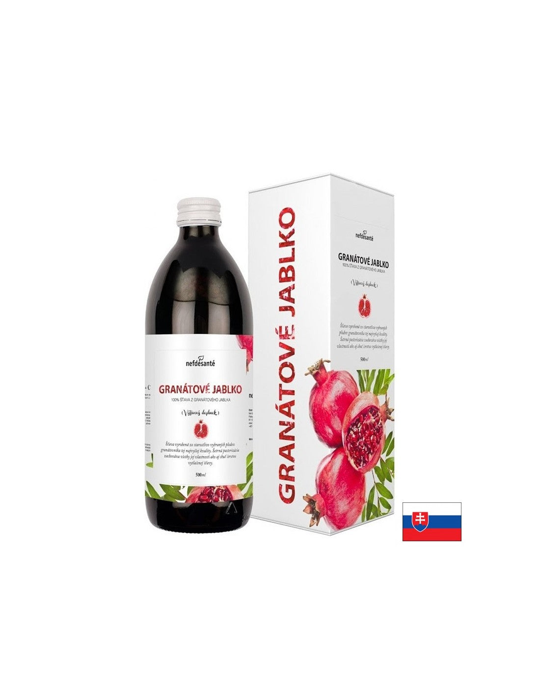 Jui de grenade - Tonique antioxydant et énergie, 500 ml, 10 doses