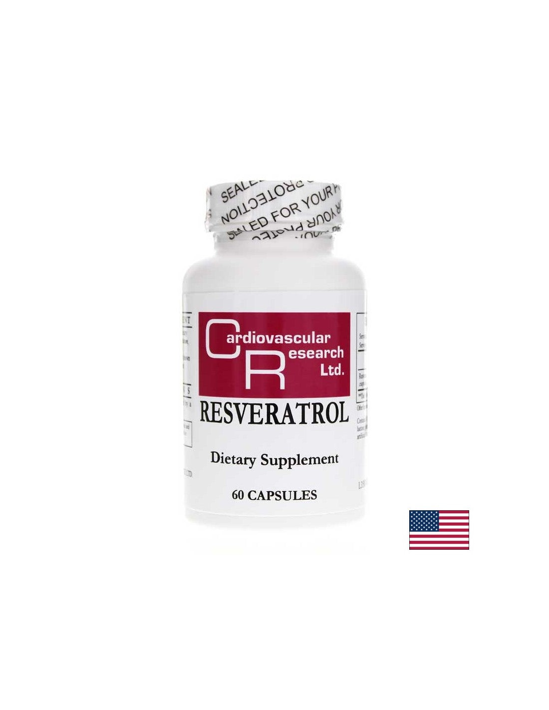 Resvératrol - Santé cardiovasculaire, circulation, 250 mg, 60 capsules