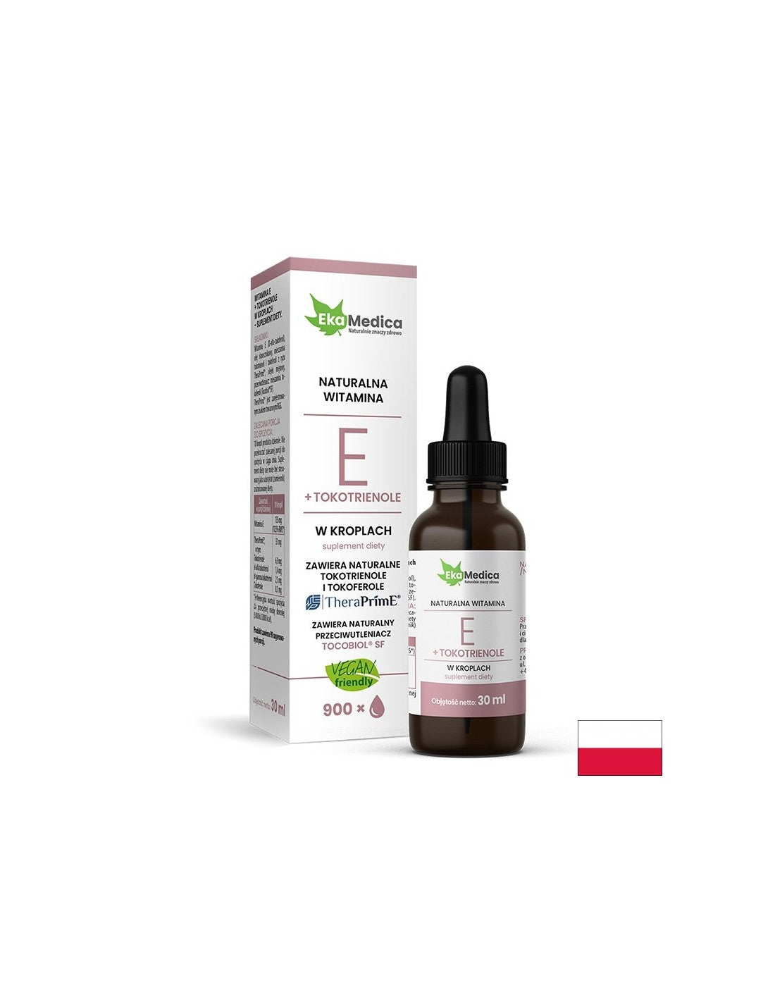 Antioxydant - gouttes de vitamine E, 30 ml d'Ekamedica