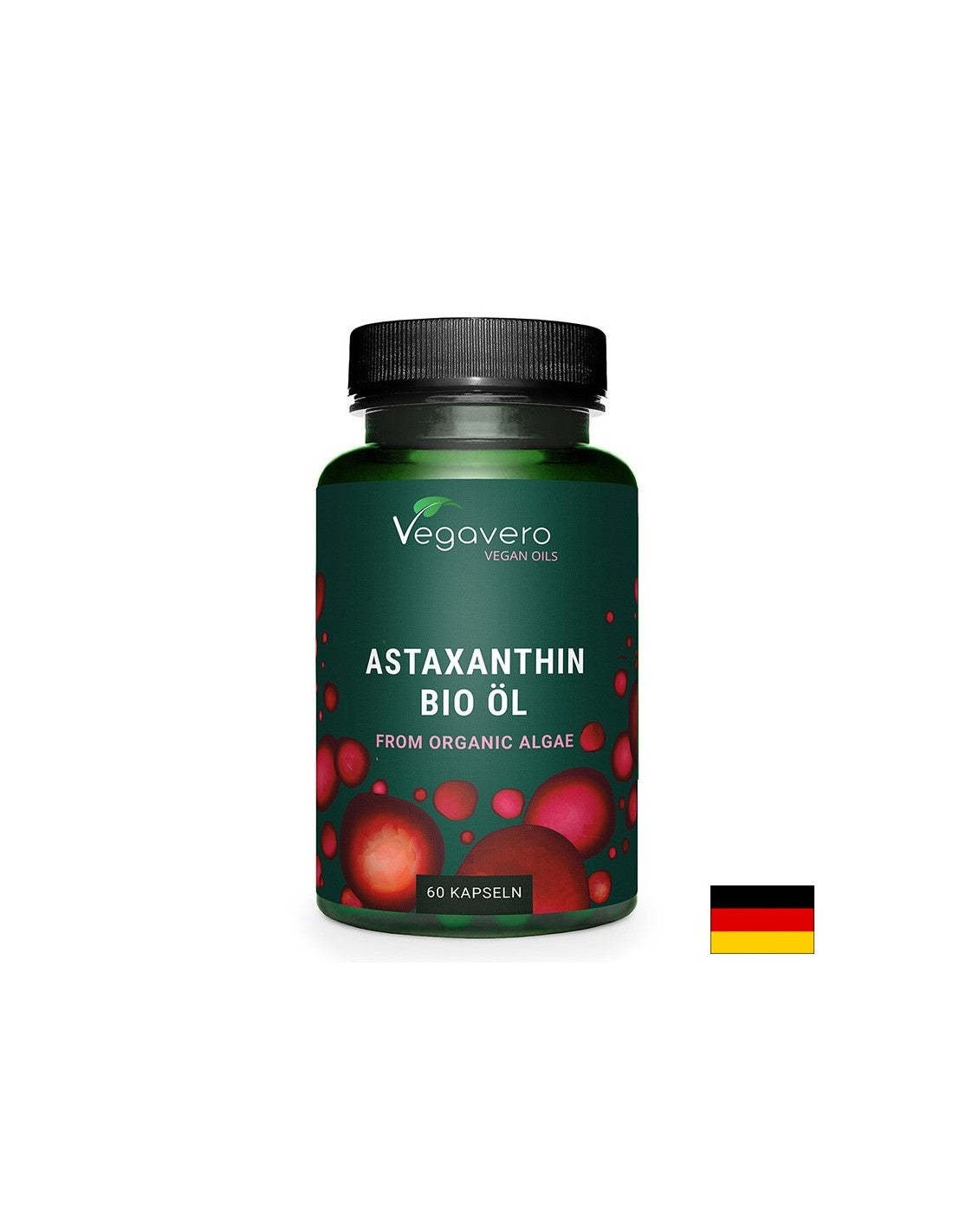 Antioxydant pour les yeux sains - astaxanthine, 8 mg x 60 capsules