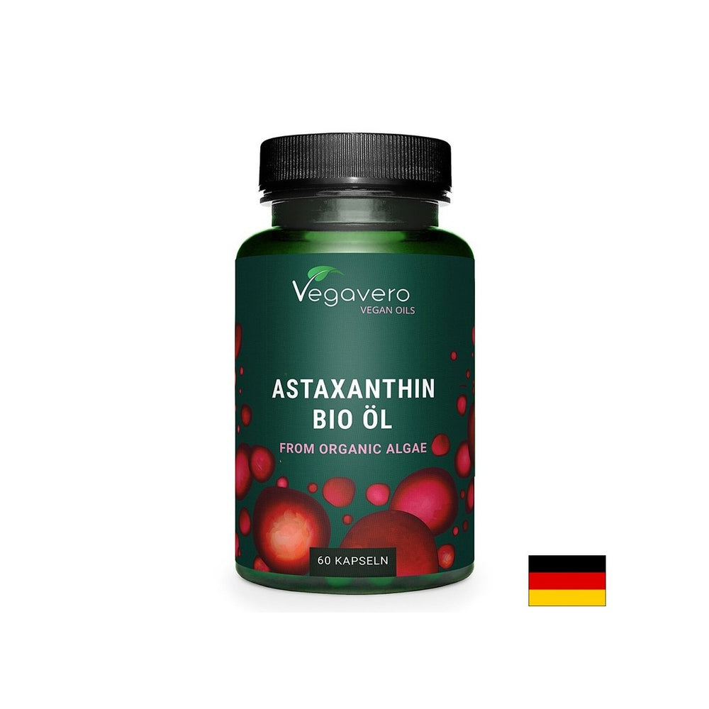 Antioxydant pour les yeux sains - astaxanthine, 8 mg x 60 capsules