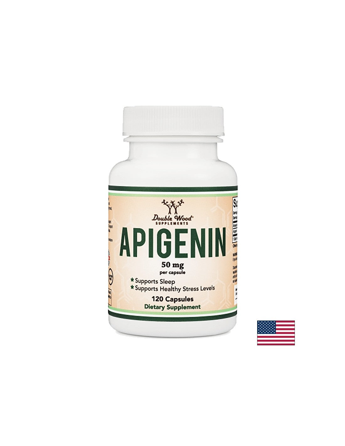 Apigénine, 120 gélules <tc>Double Wood</tc>