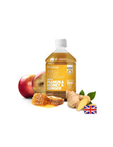 Vinaigre de cidre de pomme + miel de Manuka et gingembre - vinaigre de cidre de pomme avec manuka miel et gingembre (300 mgo), 500 ml