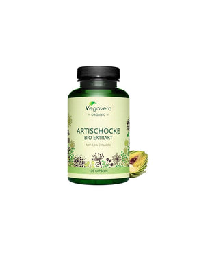 Artischocke Bio Extrakt/ BIO Artichoke extract, 120 capsules, 100% Vegan Vegavero - Nutra Best Europe