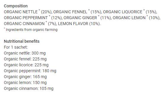 Détox végétalien | Thé détoxifiant à base de plantes - 20 sachets