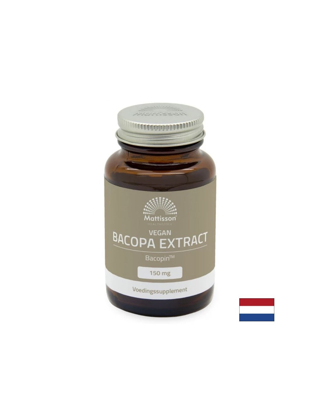 Bacopa Monnieri + Zinc, Vitamin B12 et Black Pepper Bacopin ™ - Concentration, mémoire et clarté mentale, 60 capsules
