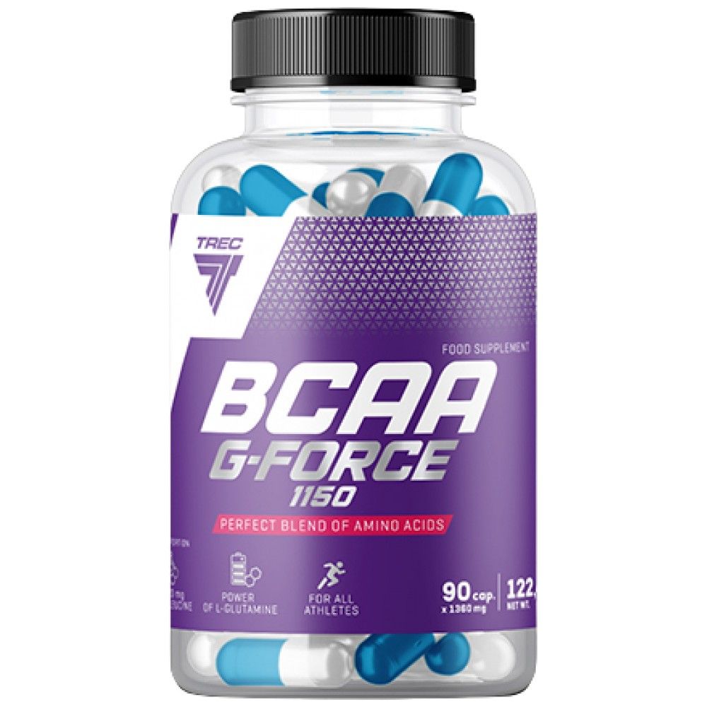 BCAA G-FORCE 1150 | BCAA + Glutamine Caps - 90 capsules