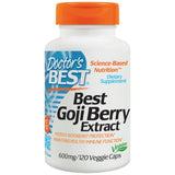 Meilleur extrait de baies Goji 600 mg - 120 capsules