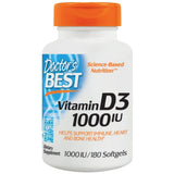 Meilleure vitamine D3 1000 UI - 180 capsules de gel