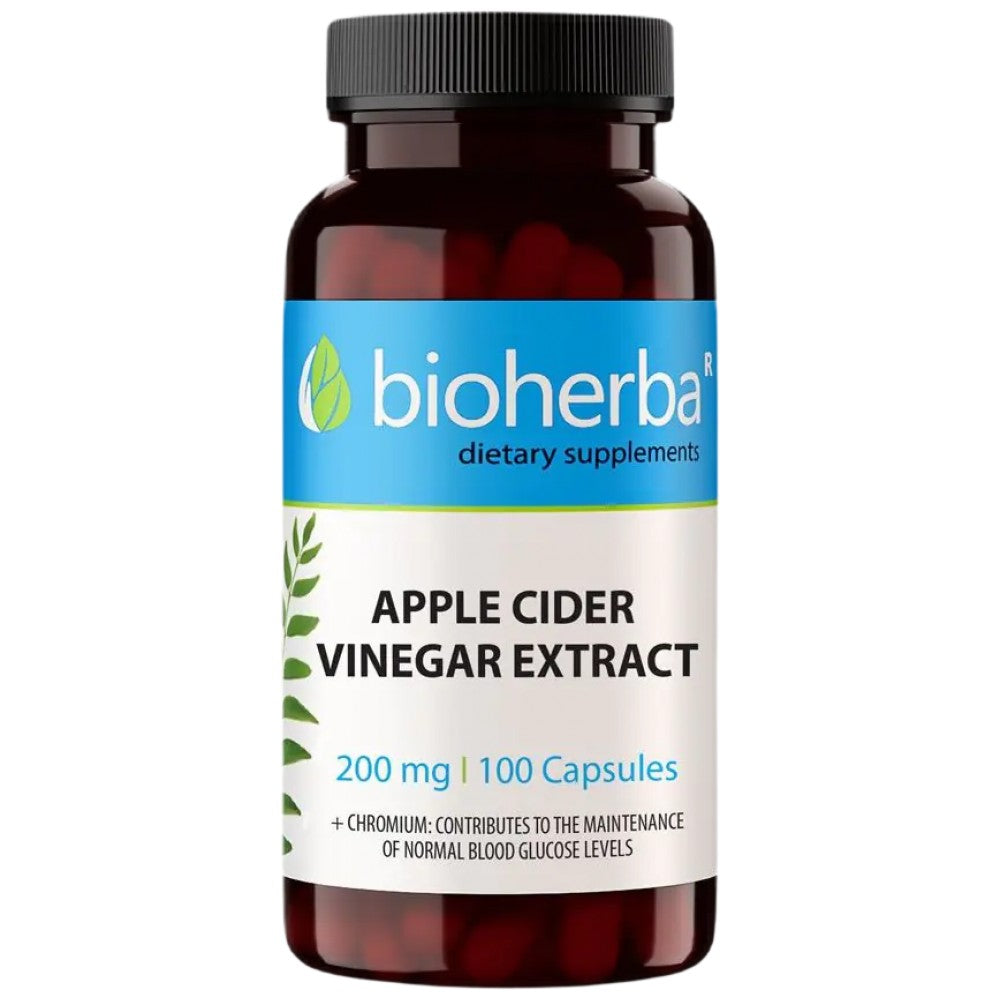 Extrait de vinaigre de cidre de pomme 200 mg - 100 capsules