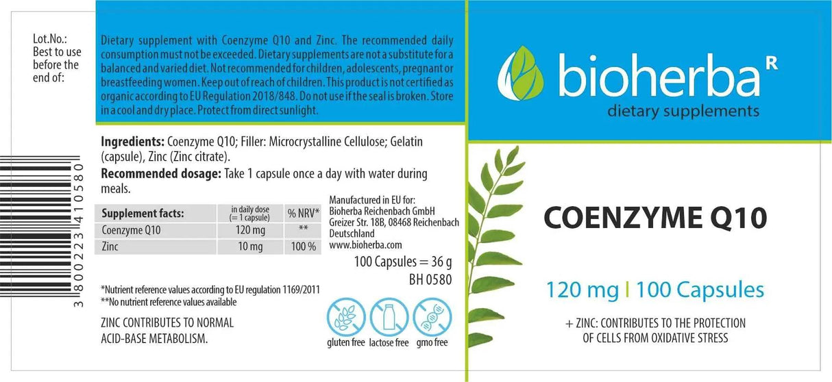 COQ10 120 mg - 100 capsules