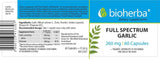 Spectrum complet à l'ail 260 mg - 60 capsules