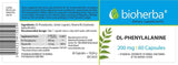 DL-phénylalanine 200 mg - 60 capsules