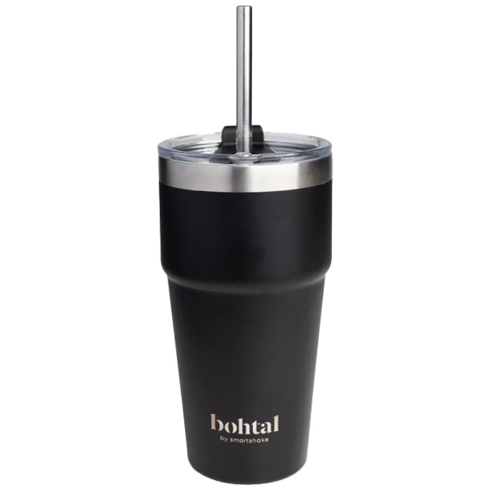 Tasse de voyage isolée Bohtal | Noir - 600 ml