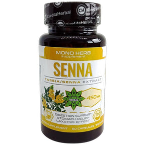 Senna 450 mg 60 capsules - Nutra Best Europe