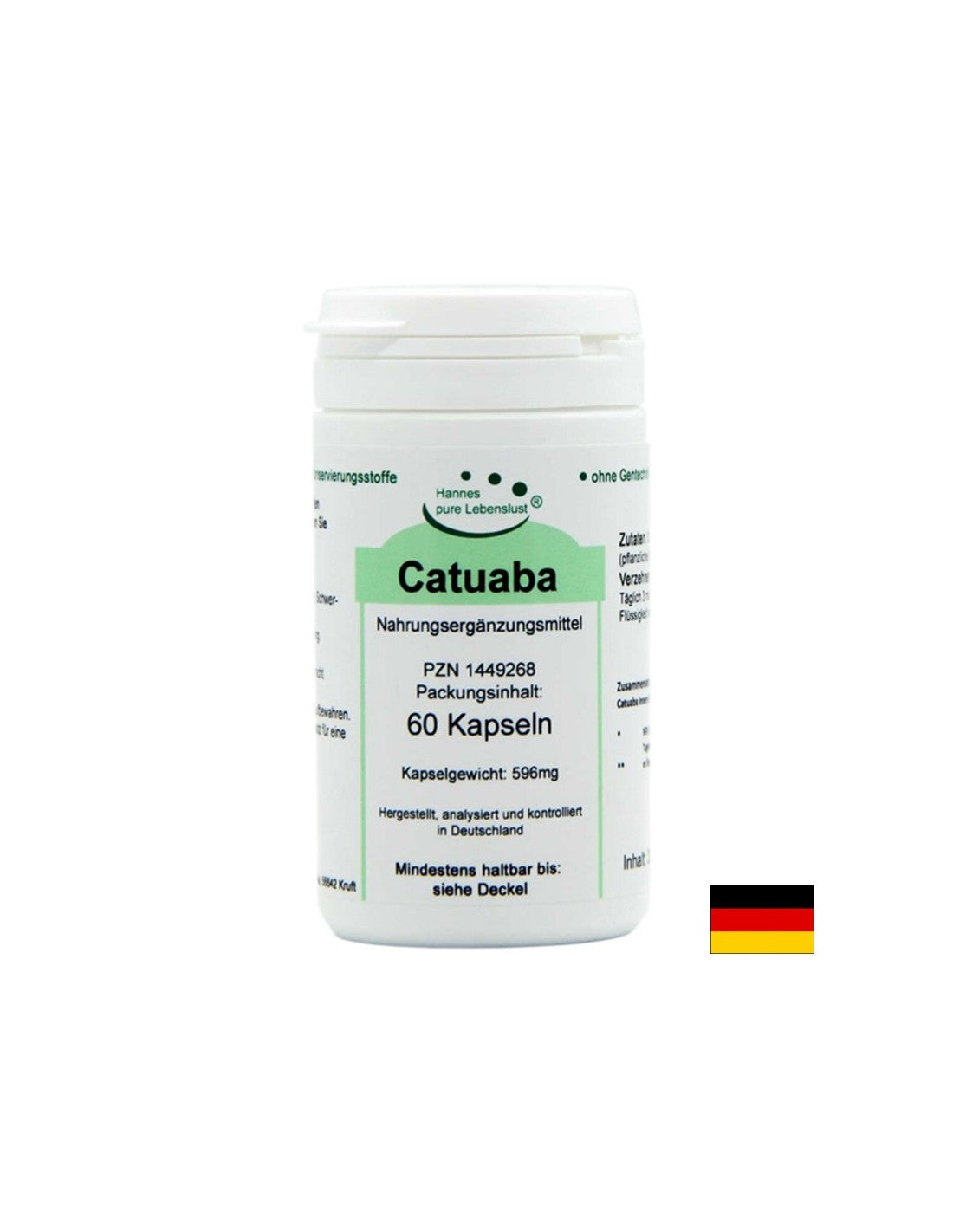Catuaba - Catuaba - Pour le système nerveux, 60 capsules