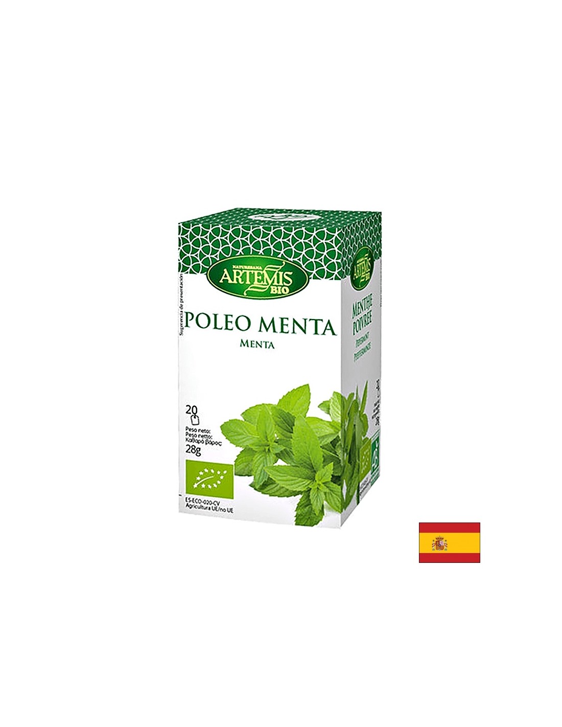 Bio de thé royal (poleo menta), 20 sacs filtrants