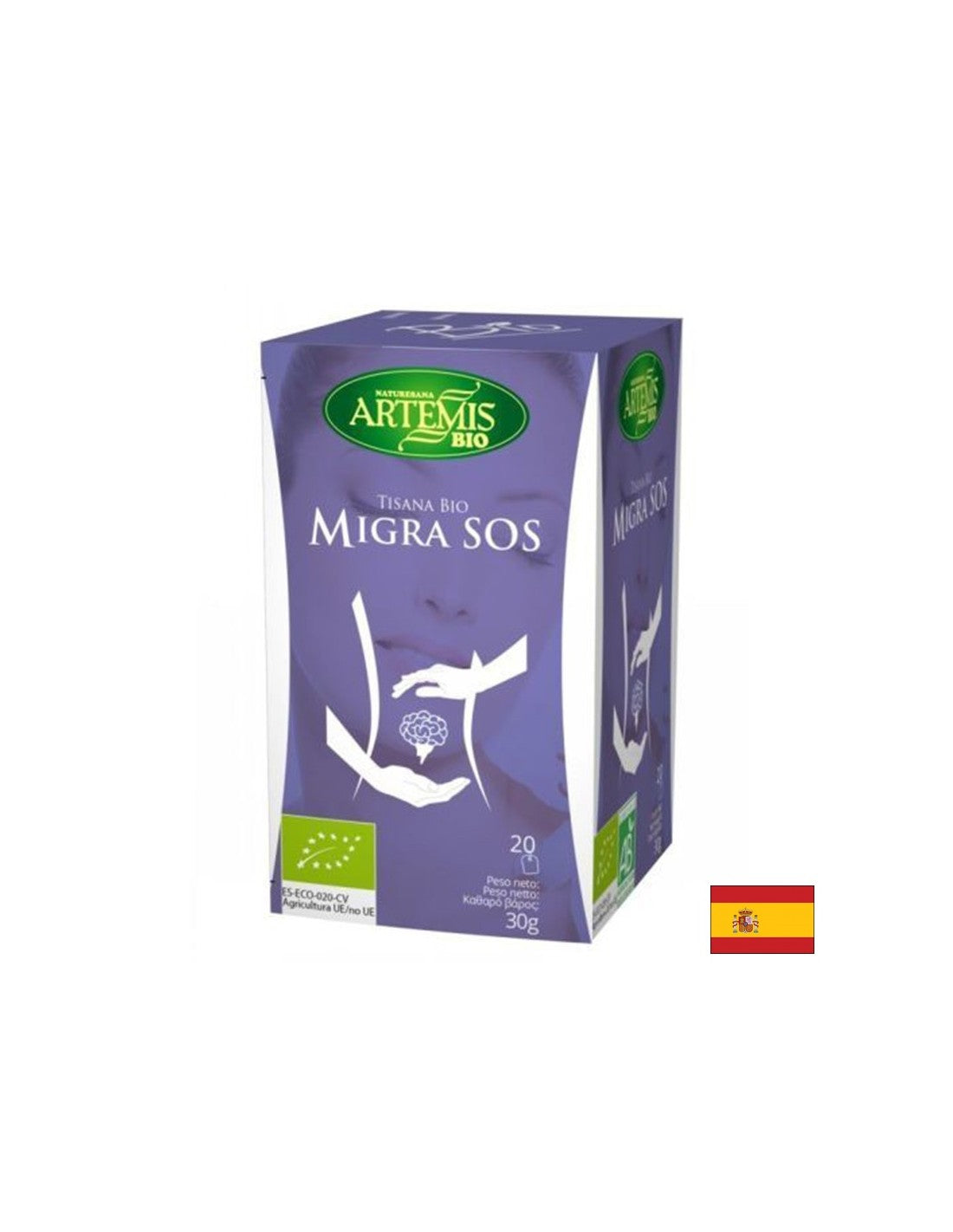Bio de thé migraine, 20 sacs de filtre x 30 g