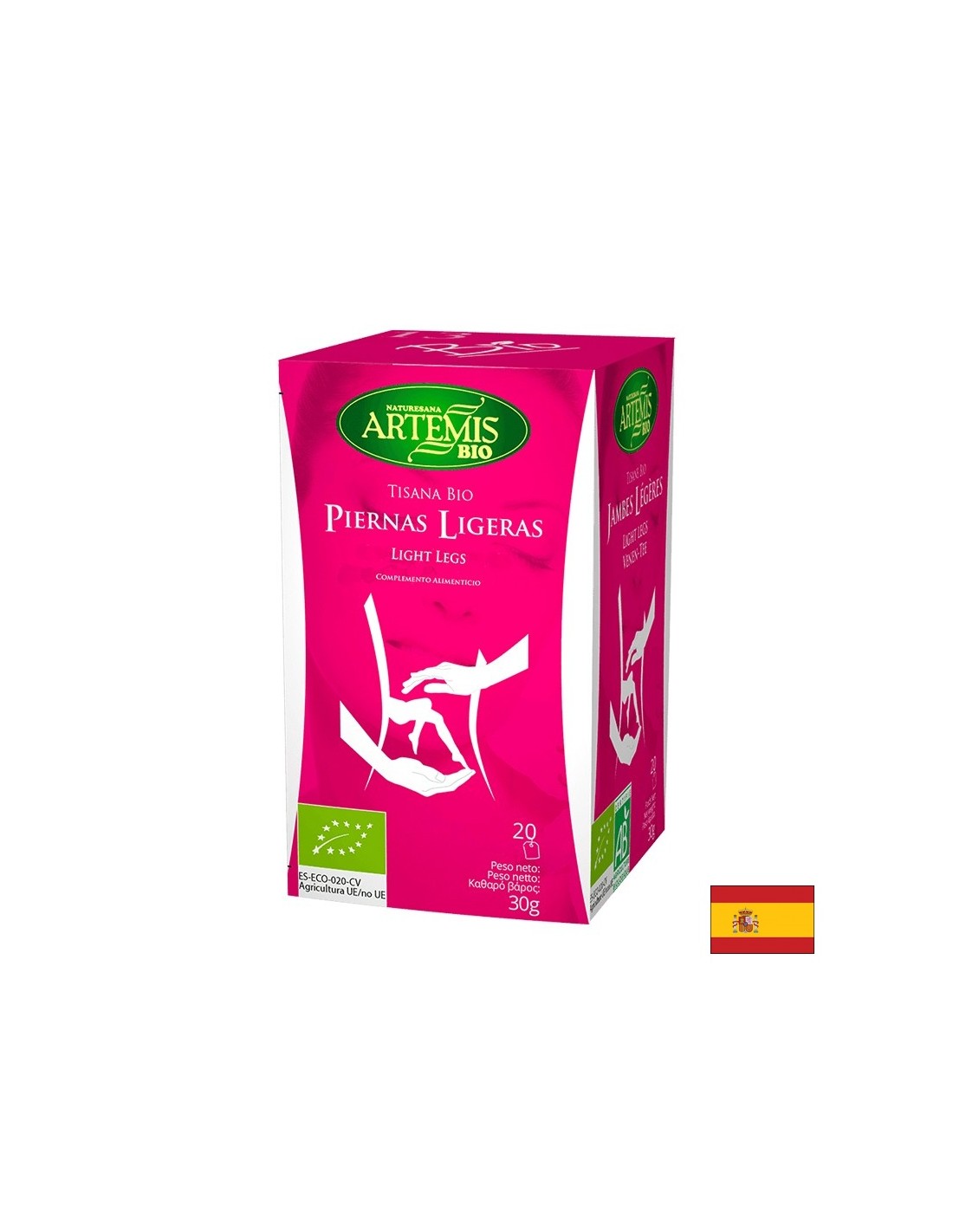 Thé pour une bonne circulation bio, 20 sacs de filtre Herbes del Moli