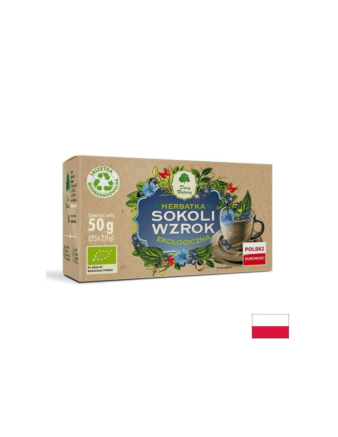Thé pour une bonne vision bio, 25 sacs filtrants