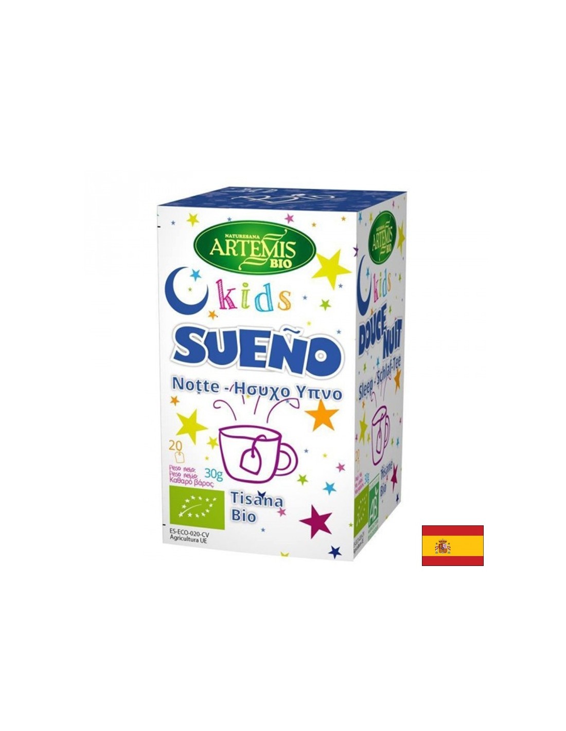 Thé pour un sommeil paisible dans les enfants bio, 20 sacs de filtre x 30 g