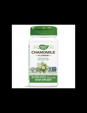 Chamomile (flower) - For nervous and stomach disorders, 100 capsules - Nutra Best Europe