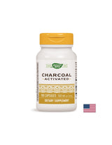 Détox du système digestif - charbon activé, 100 capsules Nature's Way