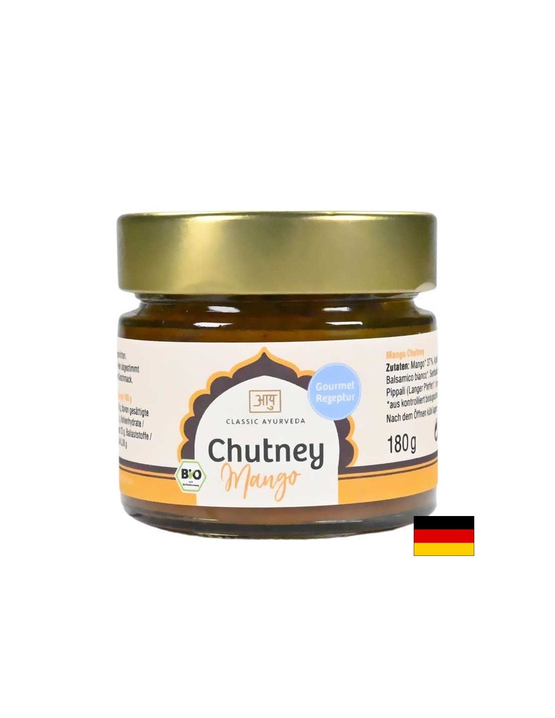 Chutney Mano Classic Ayurveda®, organique, 180 g