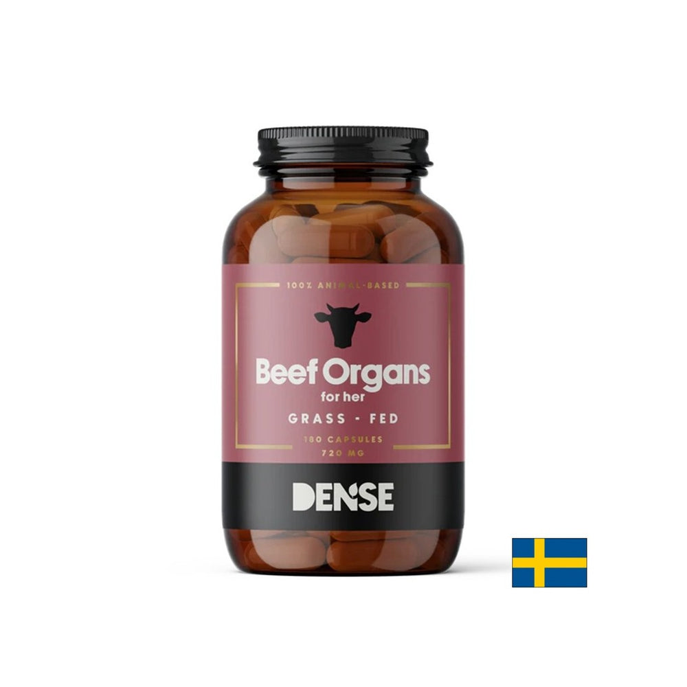 Foie, rein et cœur + calcium - Énergie féminine et soutien nutritionnel, 180 capsules