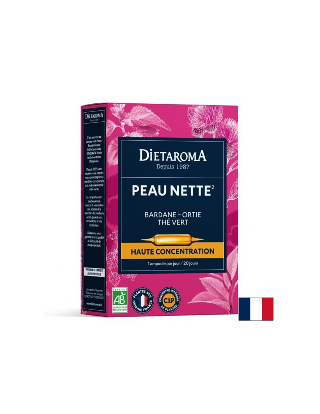 PAIA NETER CARINE, 20 ampoules de consommation