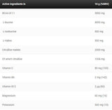 Ligne noire/défenseur BCAA/avec citrulline et électrolytes - 245 grammes