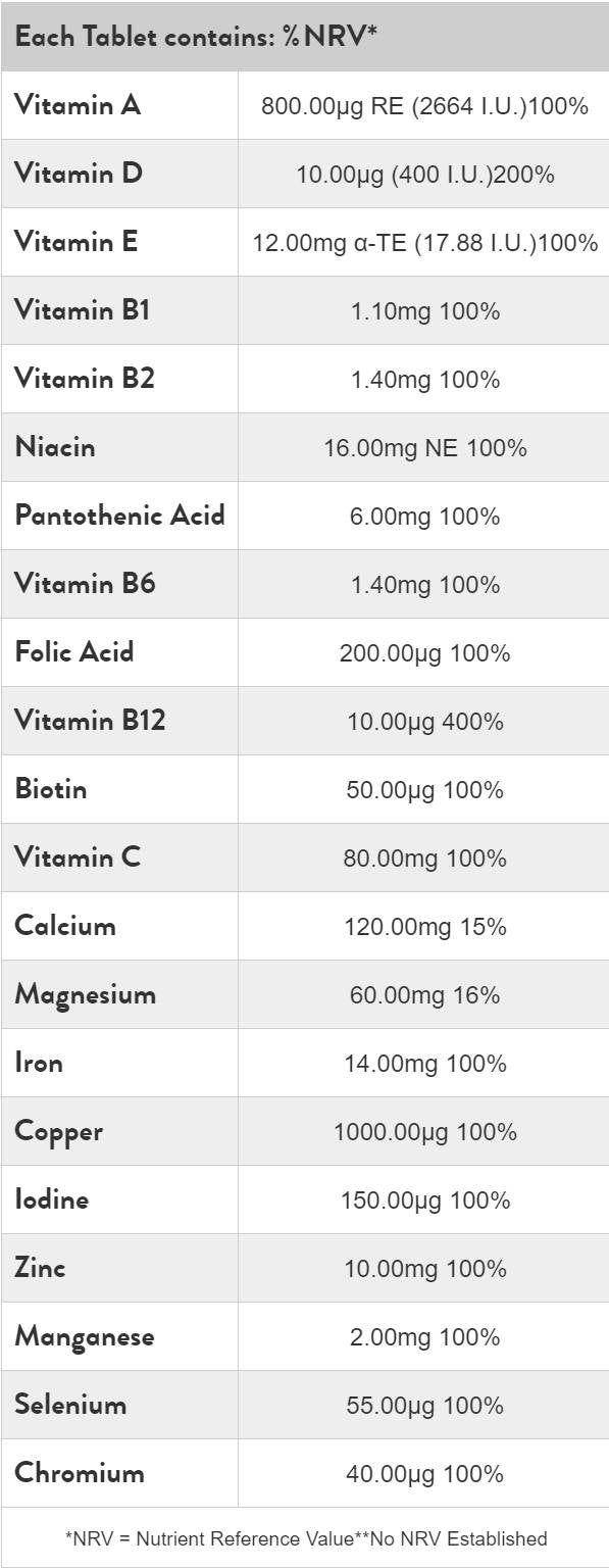 ABC à Z | Multivitamines végétaliennes - 60 comprimés