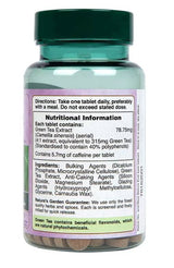 Extrait de thé vert 315 mg | Nature's Garden - 200 comprimés