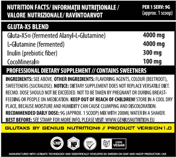 Gluta - x5 - 405 grammes