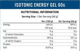 Gel d'énergie isotonique d'énergie d'endurance - 60 grammes