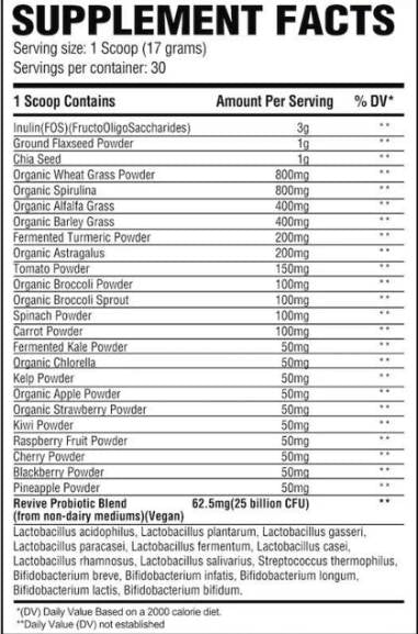 Poudre de verts quotidiens - 510 grammes