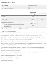 Huile de lin 1000 mg | Formule végétalienne - 120 softgels