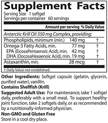 Vrai Krill 350 mg - 60 softgels
