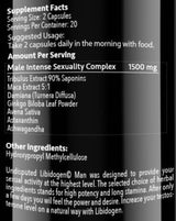 Homme libidogène | avec maca et damiana - 40 capsules